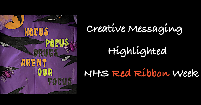 Creative messaging highlighted nhs red ribbon week