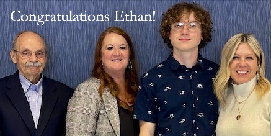 Congratulations Ethan!