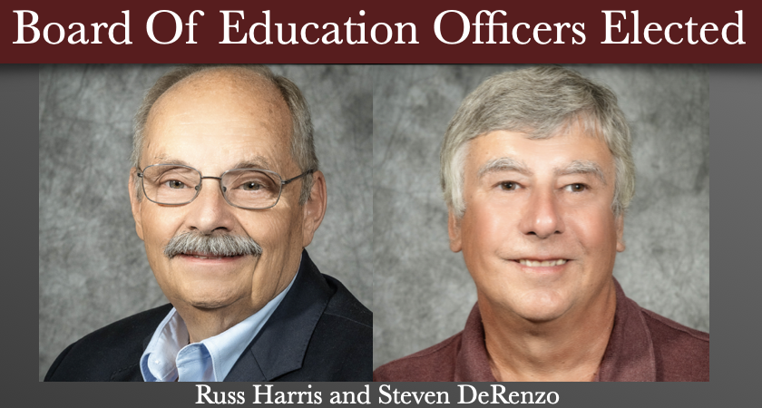 Board of Education Officers Elected