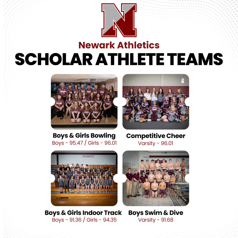 Newark Athletics scholar athlete teams