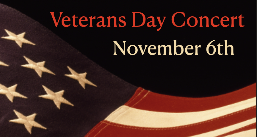 Veterans day concert November 6th