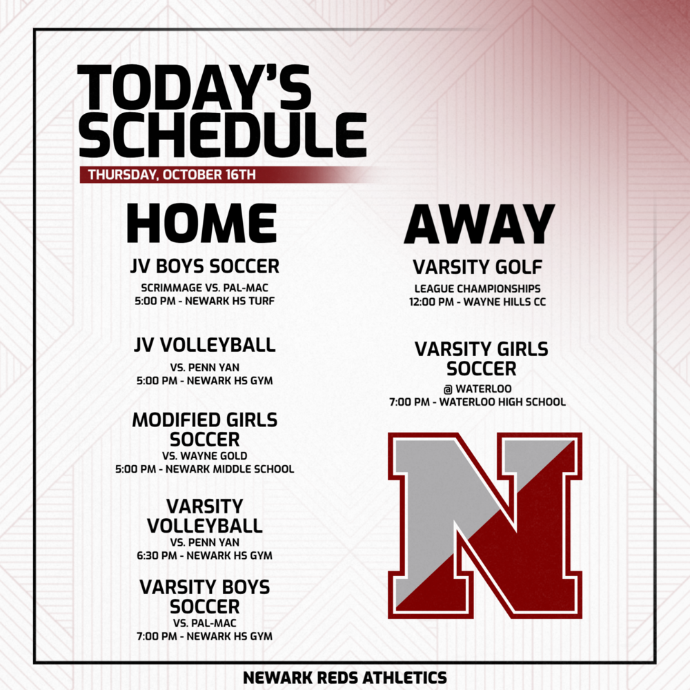 today's schedule