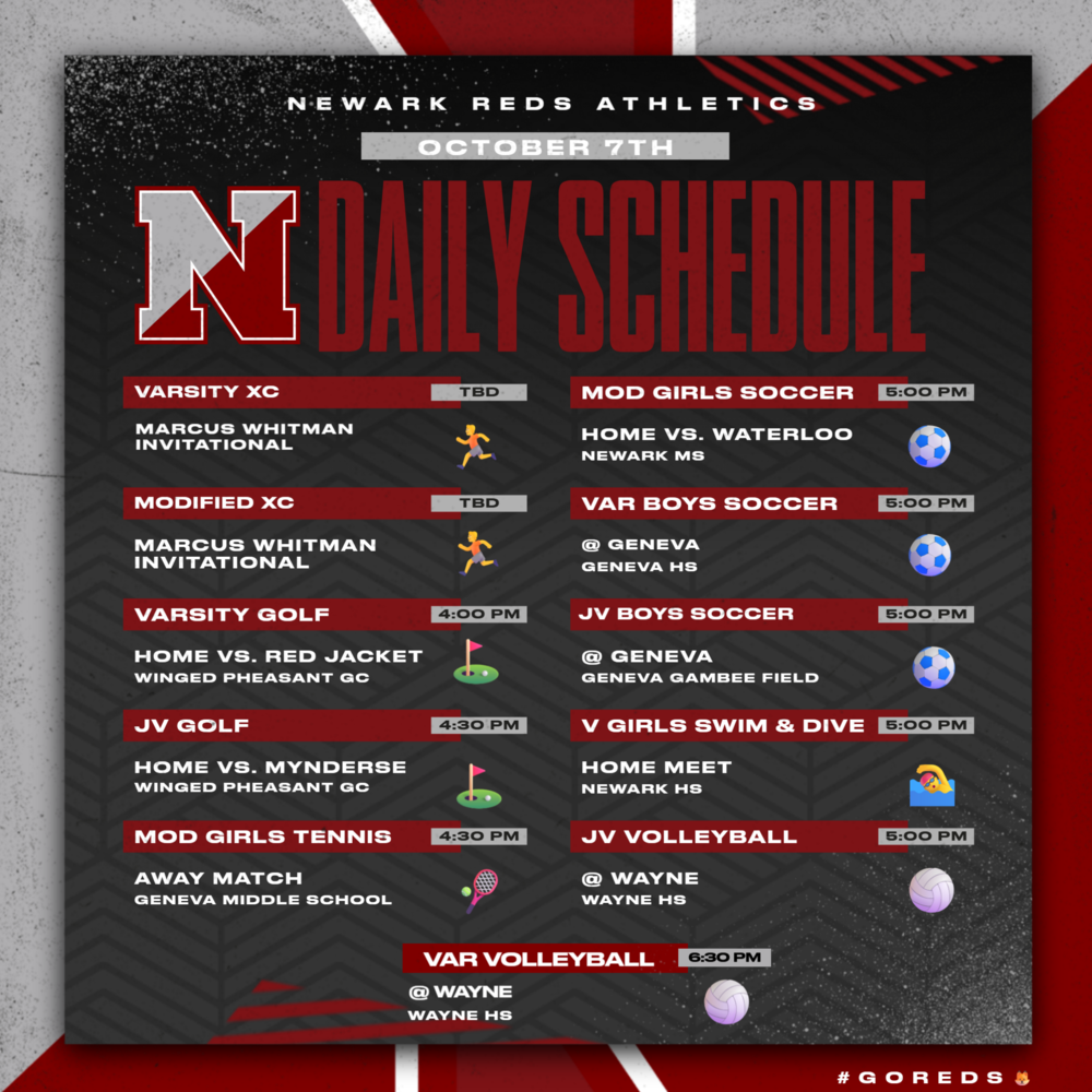 daily schedule