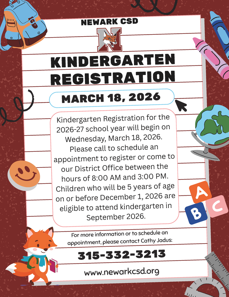 kindergarten registration