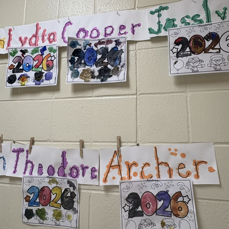 New year, new goals! Our students are ready to shine! 🎉✨ Check out the amazing resolutions from Mrs. Faust’s, Miss Ritch’s, Mr. Garrett’s, and Miss Blodgett’s classes!