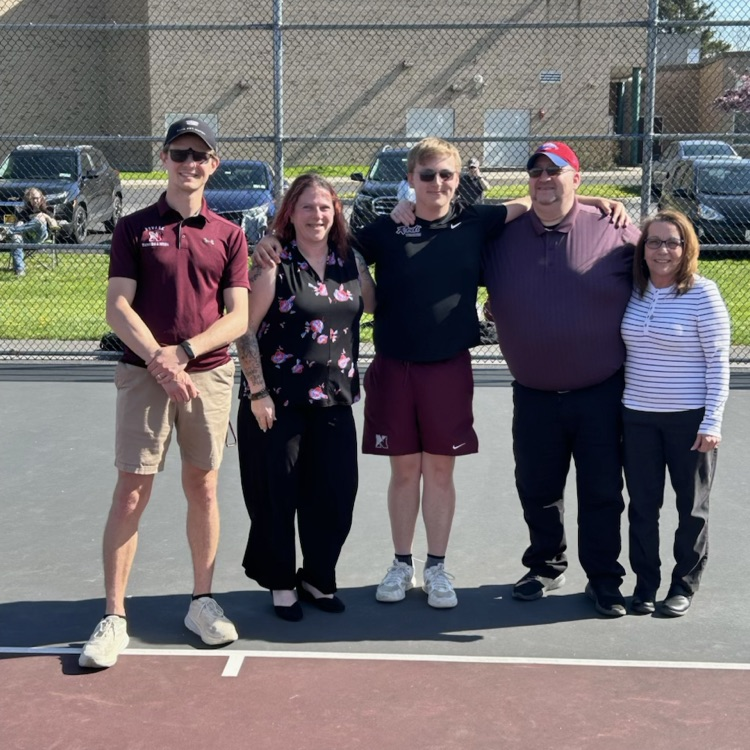 pictured: Varsity Boys tennis athletes