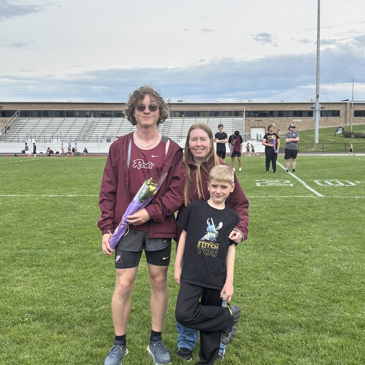 pictured: varsity track and field athletes