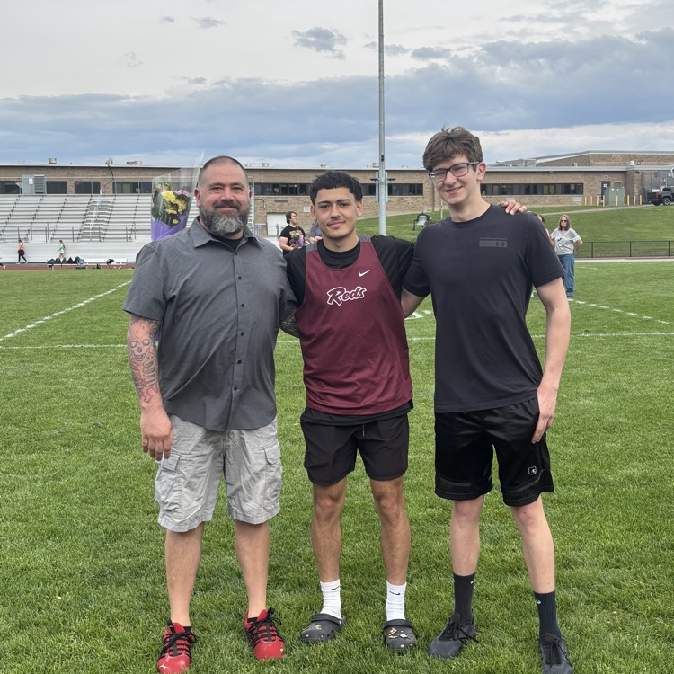 pictured: varsity track and field athletes