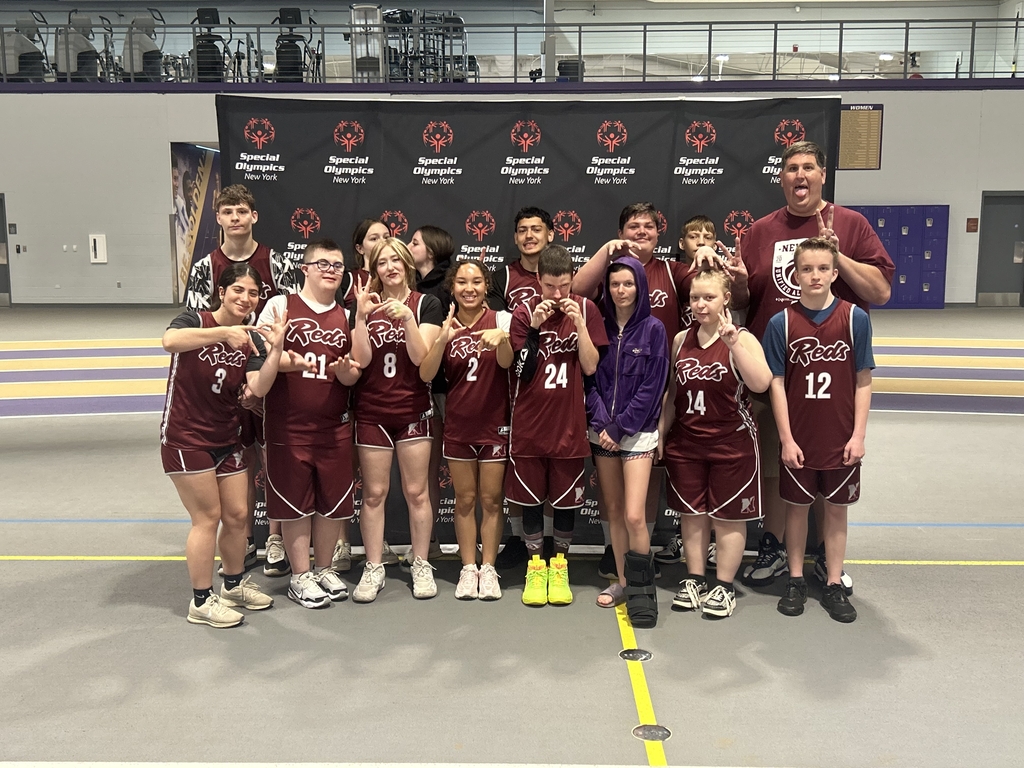 Pictured: unified basketball players