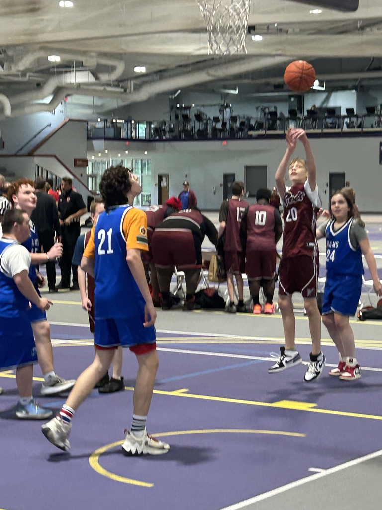 Pictured: unified basketball players