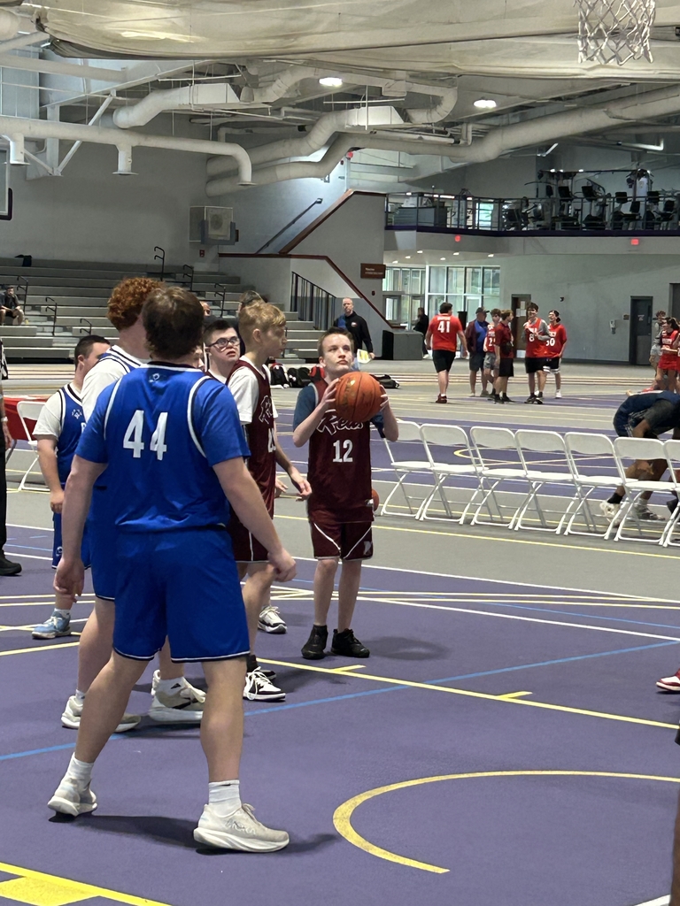 Pictured: unified basketball players