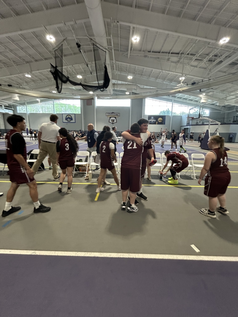 Pictured: unified basketball players