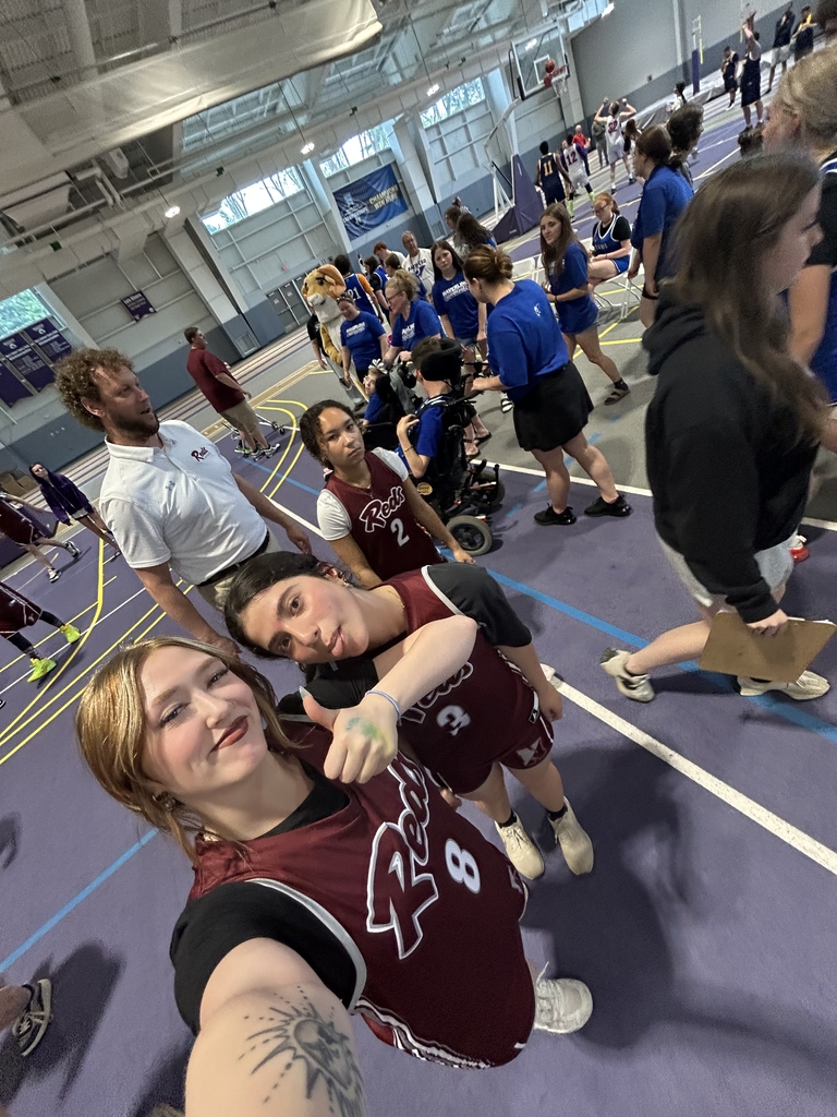 Pictured: unified basketball players