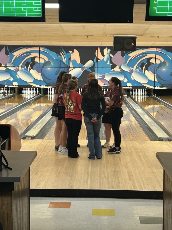 pictured: varsity girls bowling