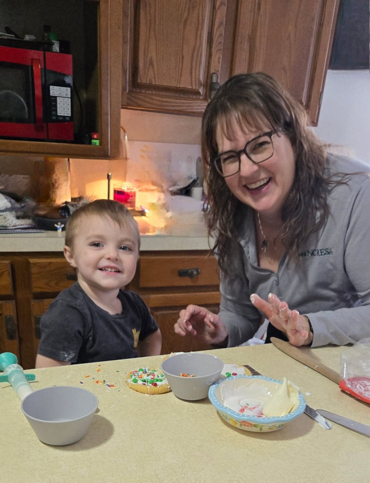 He is so proud of his work! 