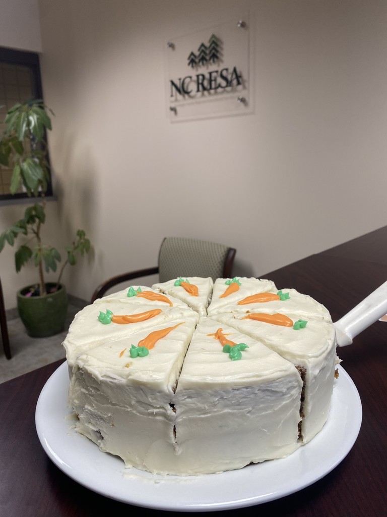 carrot cake made by culinary students