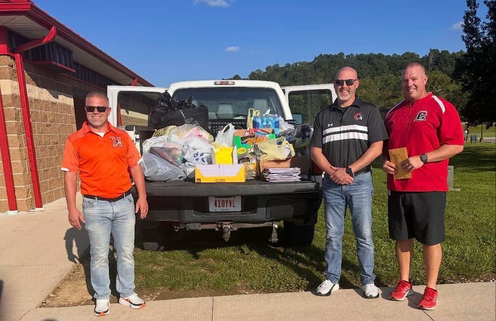 Newcomerstown Community Donates Supplies to Crooksville!