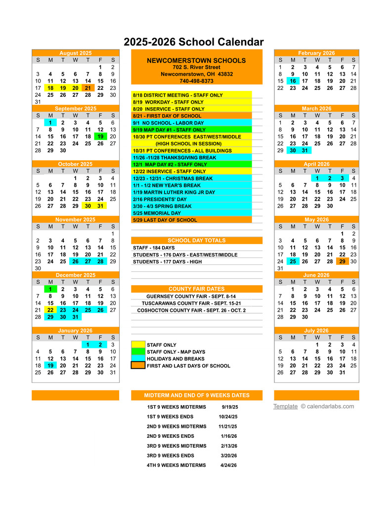 25-26 Calendar
