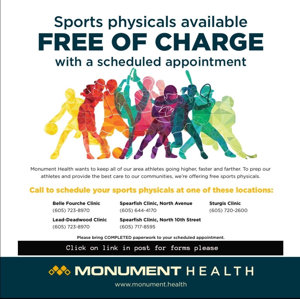 Free sports physicals