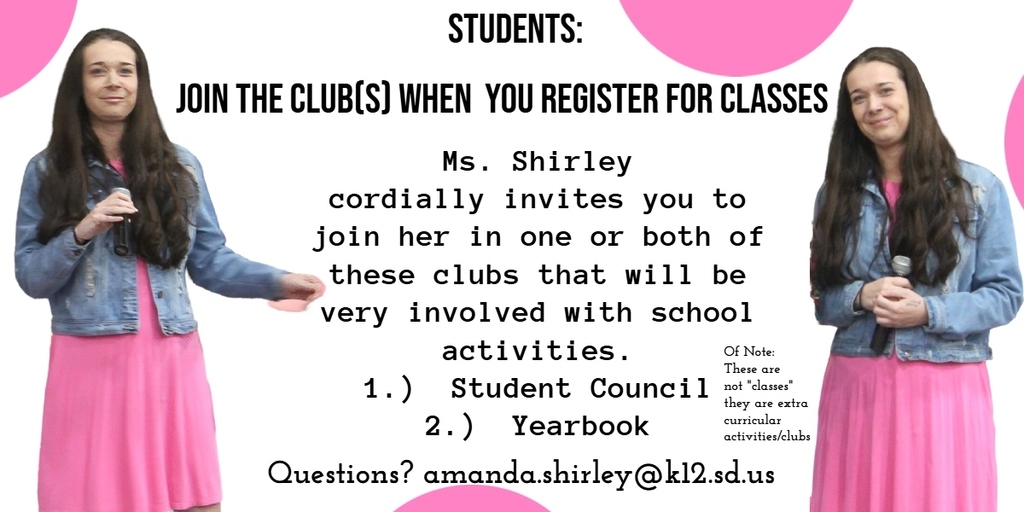 Student council/yearbook clubs
