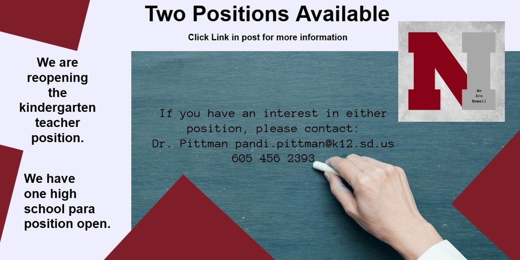 reopening kindergarten and a para position