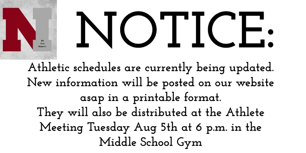 Athlete schedules