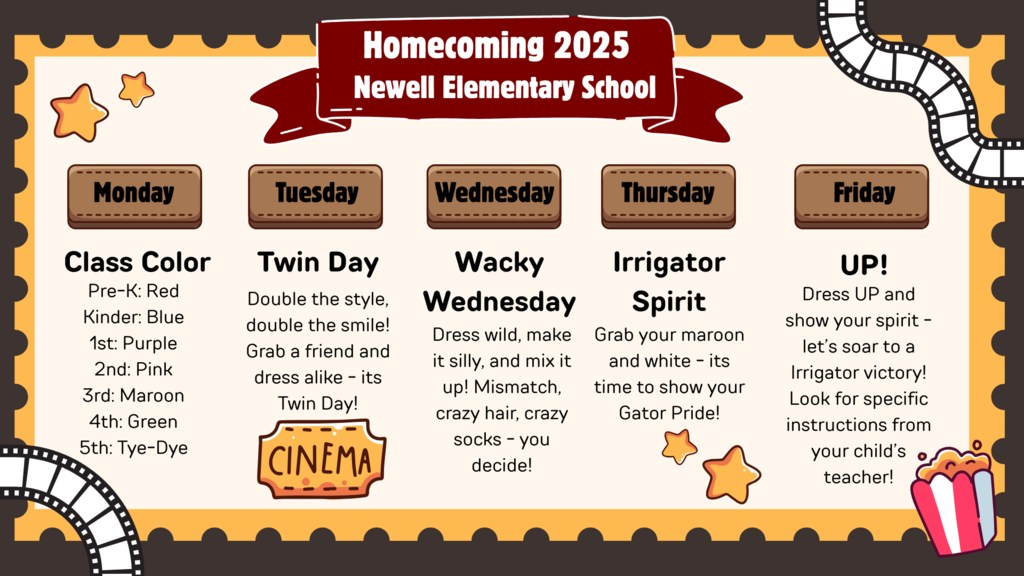 Elementary dress up days Homecoming