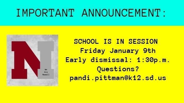 School Jan 9 in session