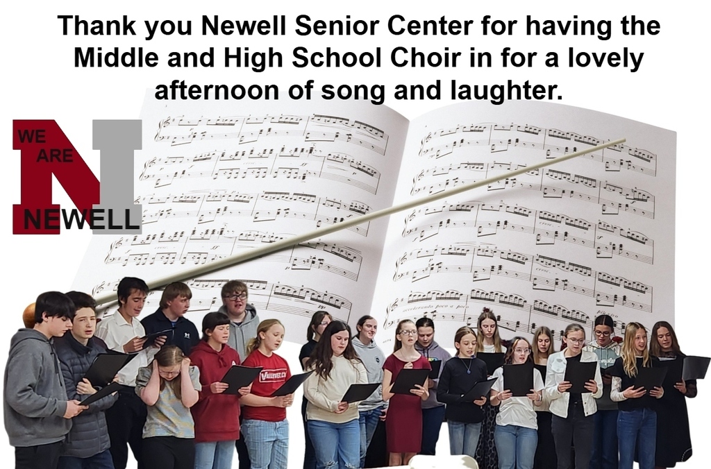 MS/HS Choir sing at Newell Senior Center