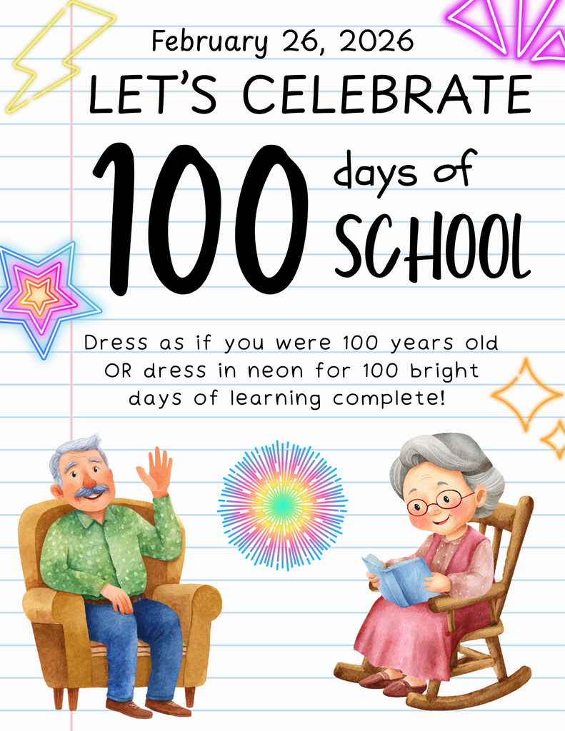 One Hundred Days of School Feb 26th