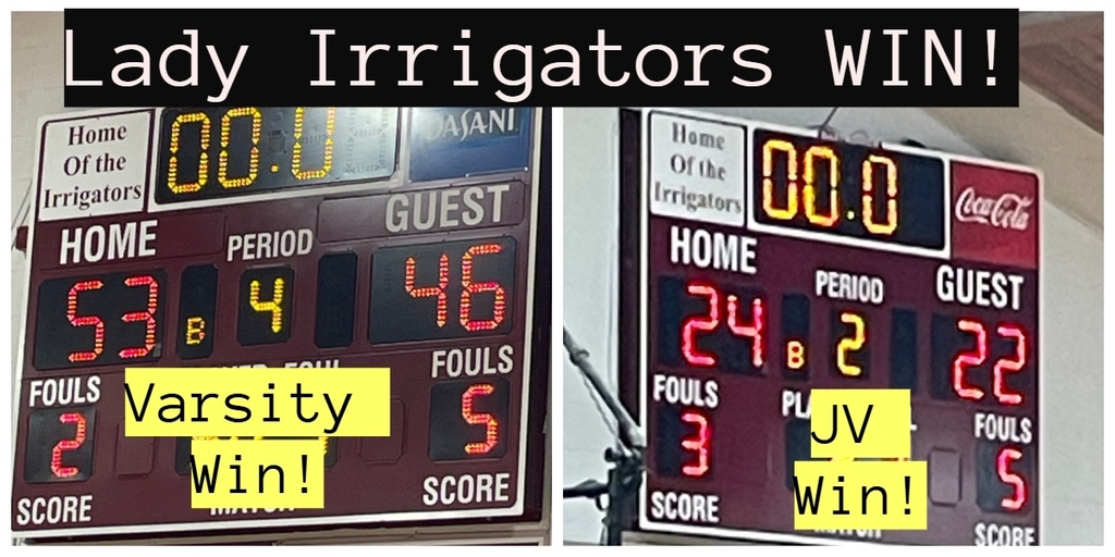 Lady Irrigators JV/Varsity defeat Faith