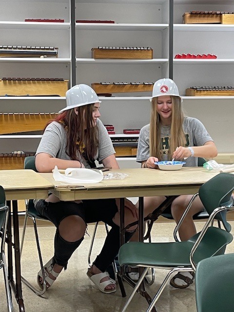 Newell Middle School Girls at Women in Science at Black Hills State University.