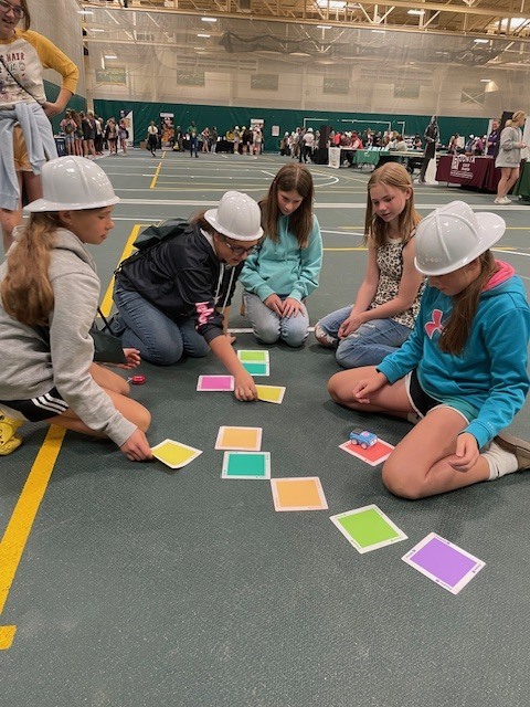 Newell Middle School Girls at Women in Science at Black Hills State University.