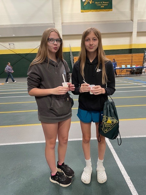 Newell Middle School Girls at Women in Science at Black Hills State University.