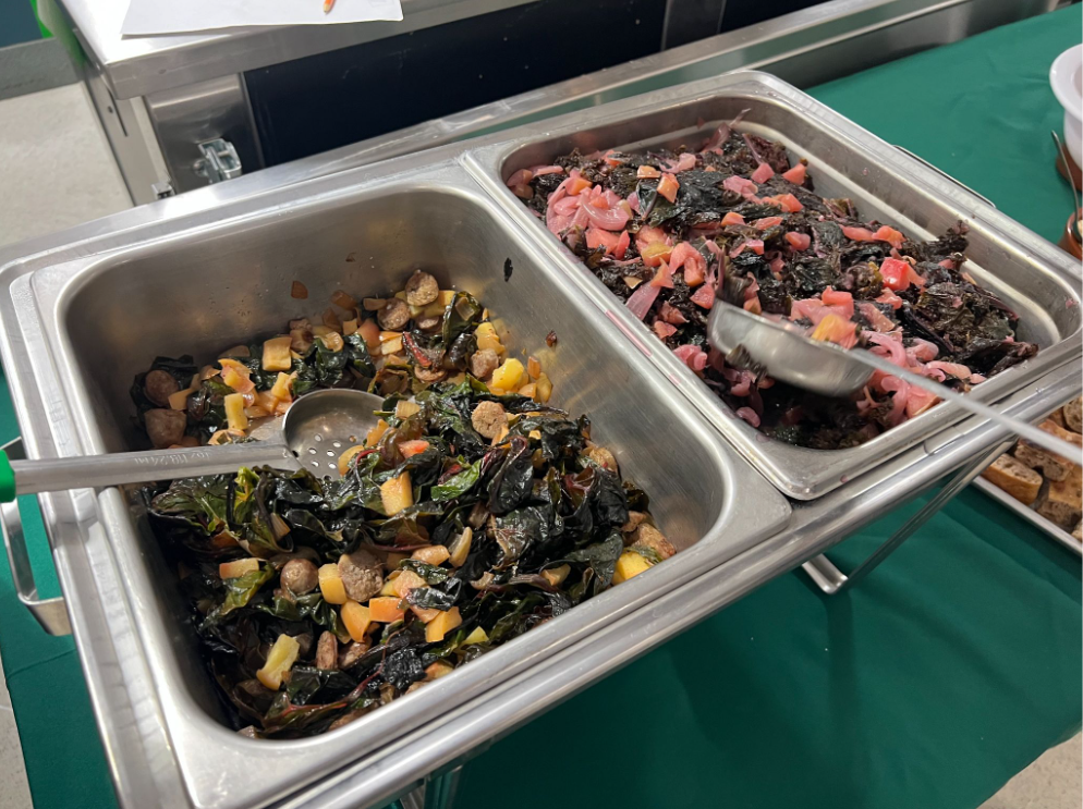 food at harvest dinner