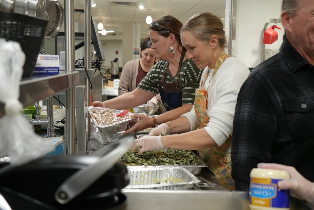 volunteers at 2nd annual harvest dinner