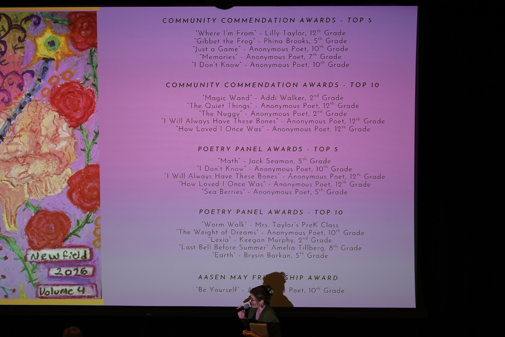 A list of all the poetry winners