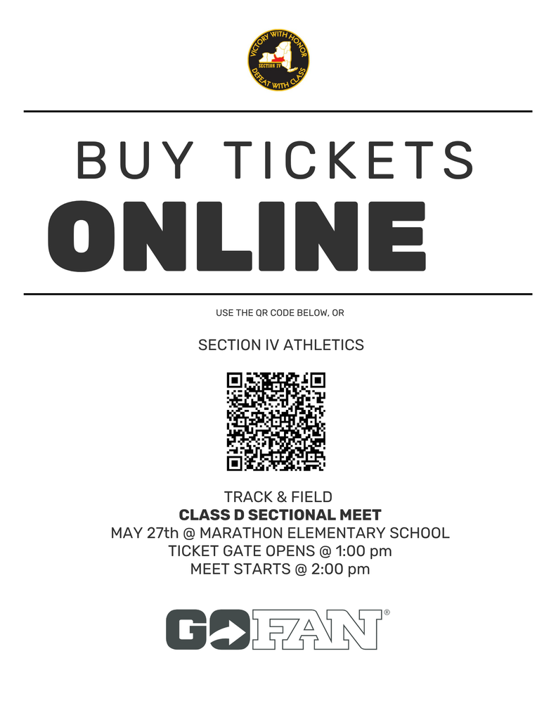 Class D Sectional Meet Tickets
