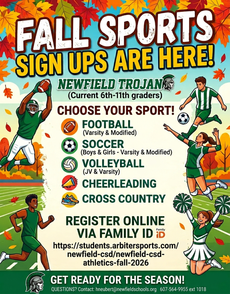 Fall Sport Sign Ups