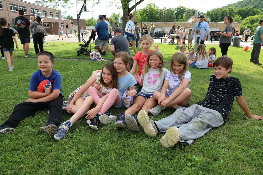 a group of student posing for a photo