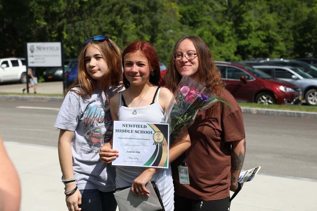 a family posing for the camera