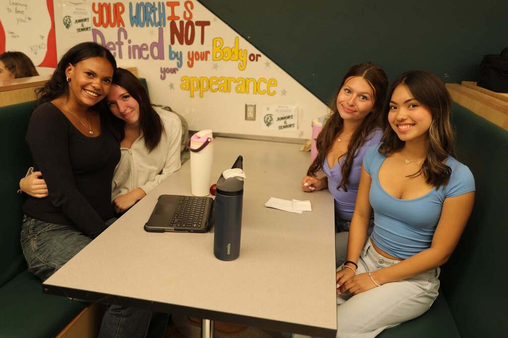 some student posing for a picutre