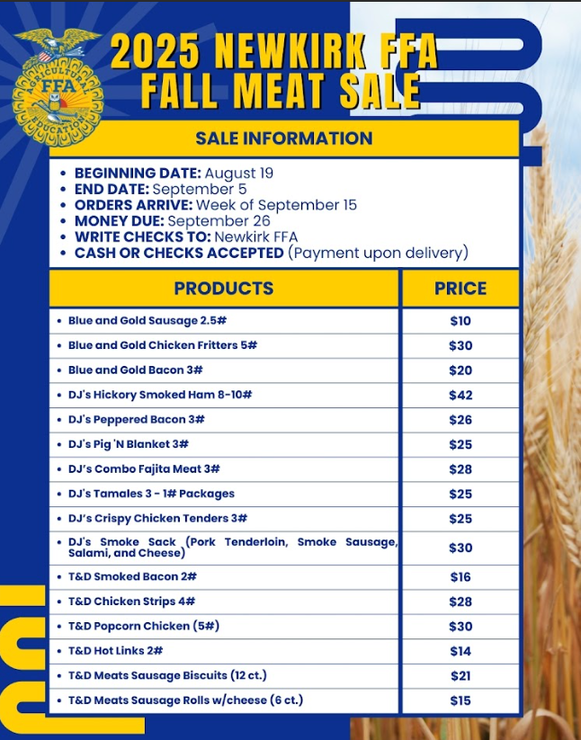 FFA Meat Sale