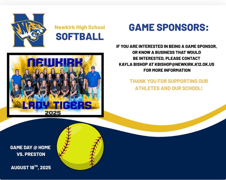 Lady Tiger Sponsors 