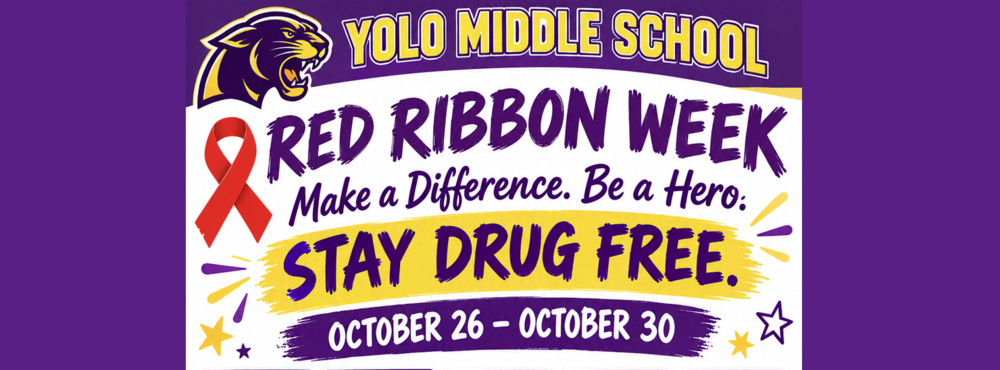 Red Ribbon Week Oct 26- 30, 2026