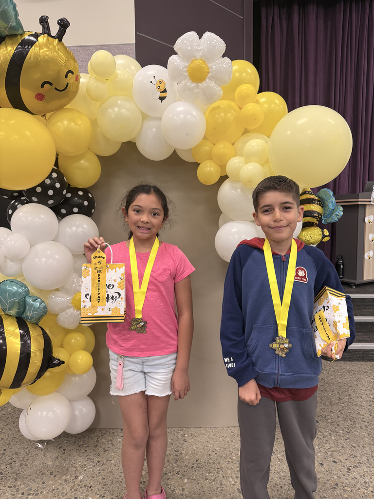 Spelling bee winners.