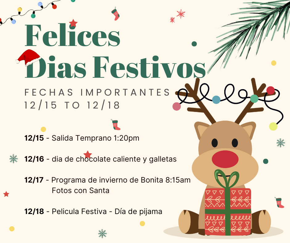 Flyer for Dates Spanish version