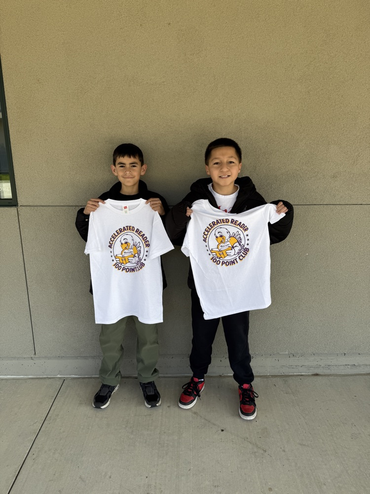 Students who earned 100 AR points.