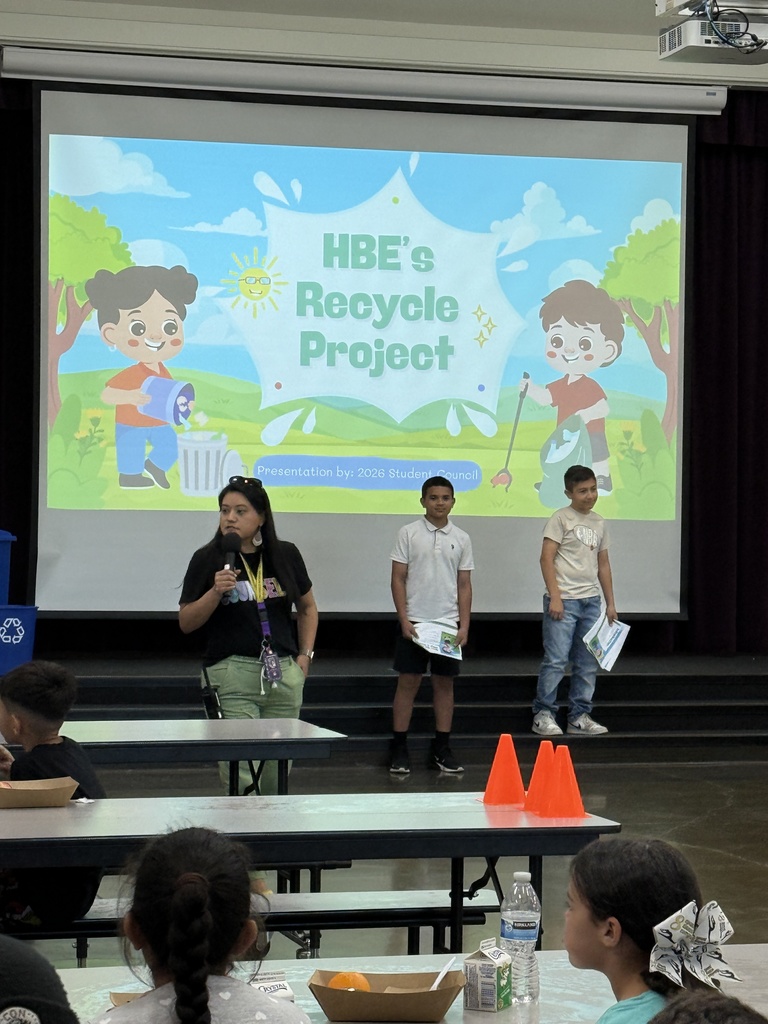 Student recycle project.