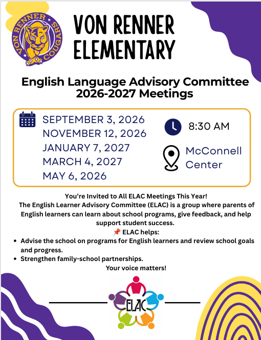 ELAC Info Flyer